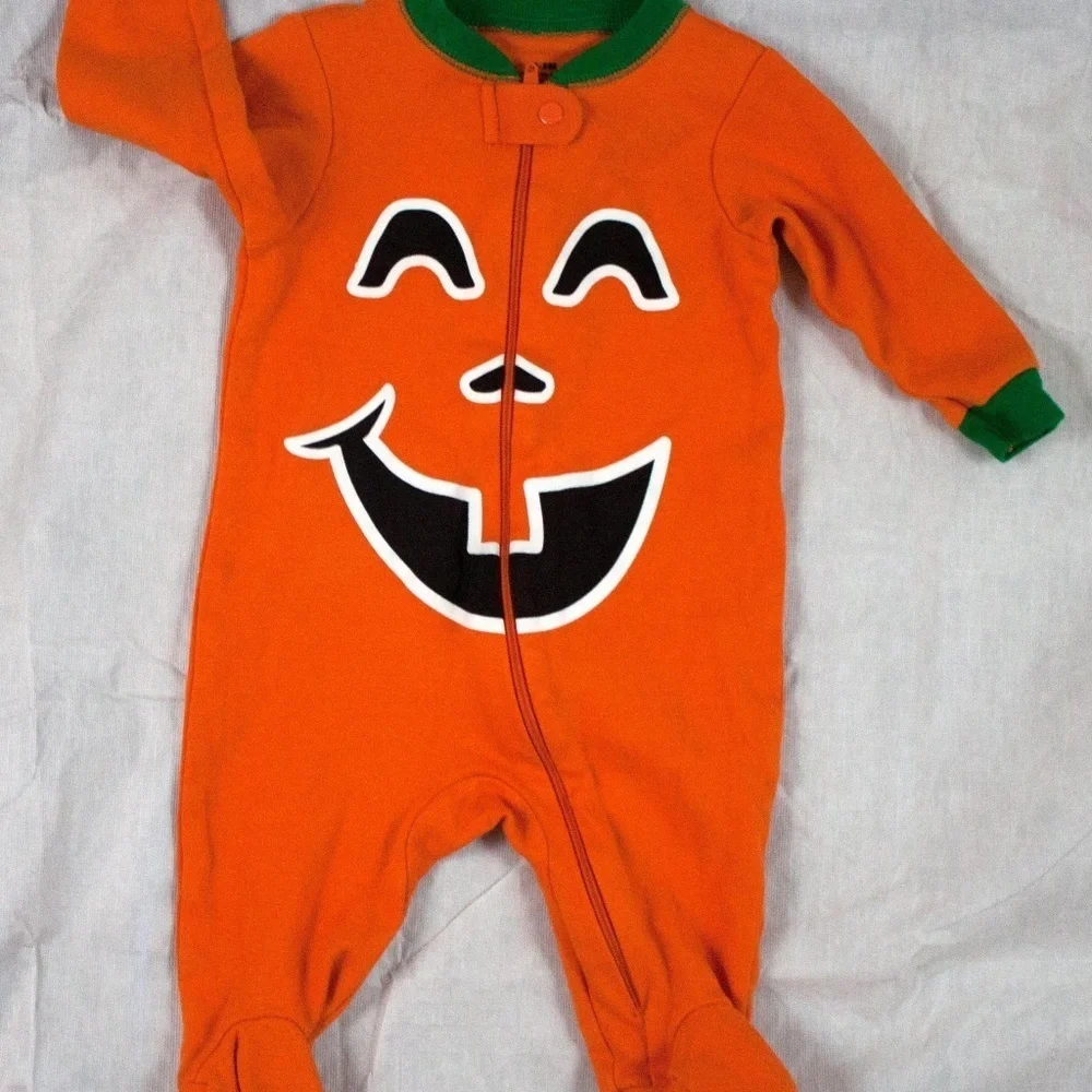 Halloween‎ 0-3 Months Pumpkin Costume Unisex